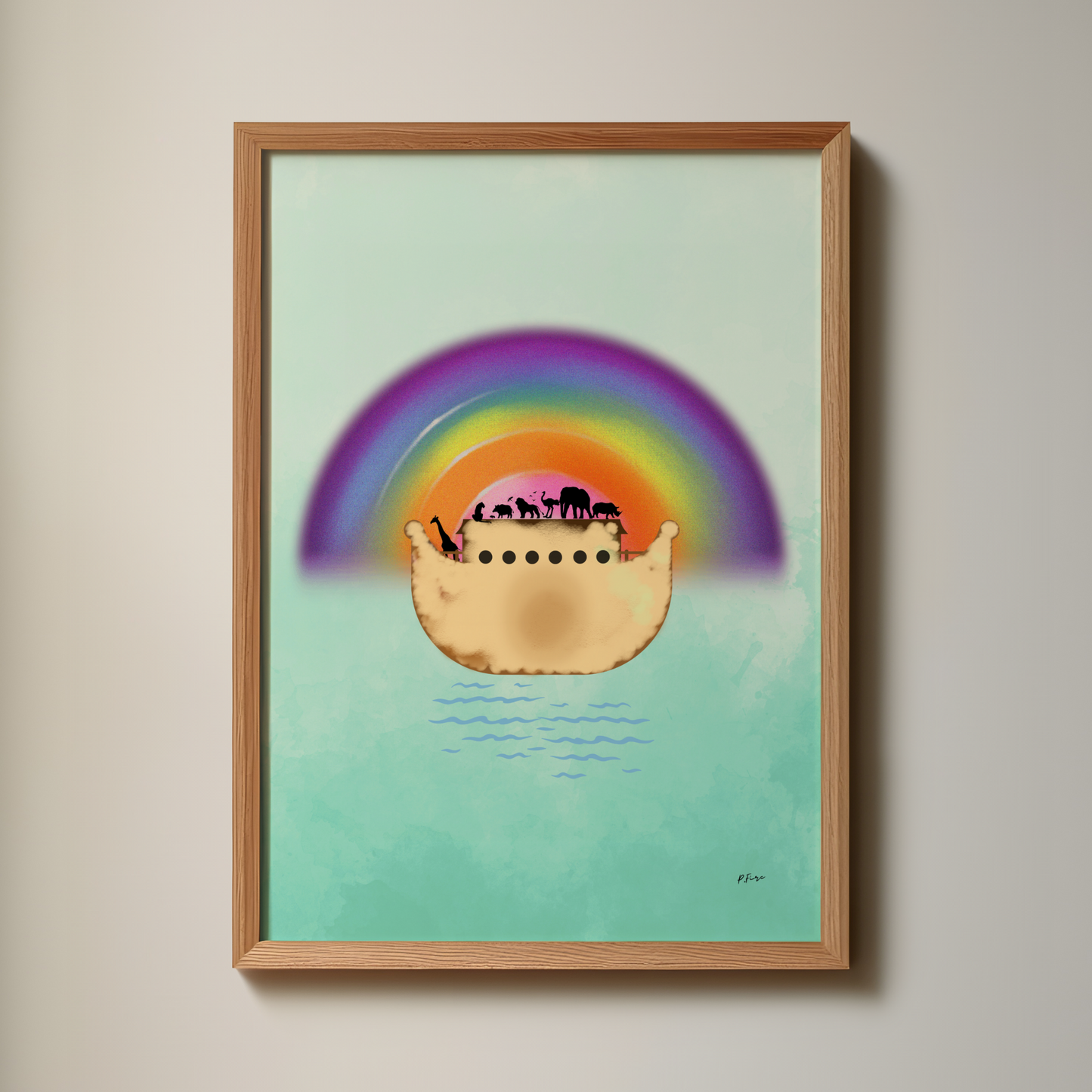The Ark of Promise: Christian Wall Art - Modern Home Decor & Faith Prints