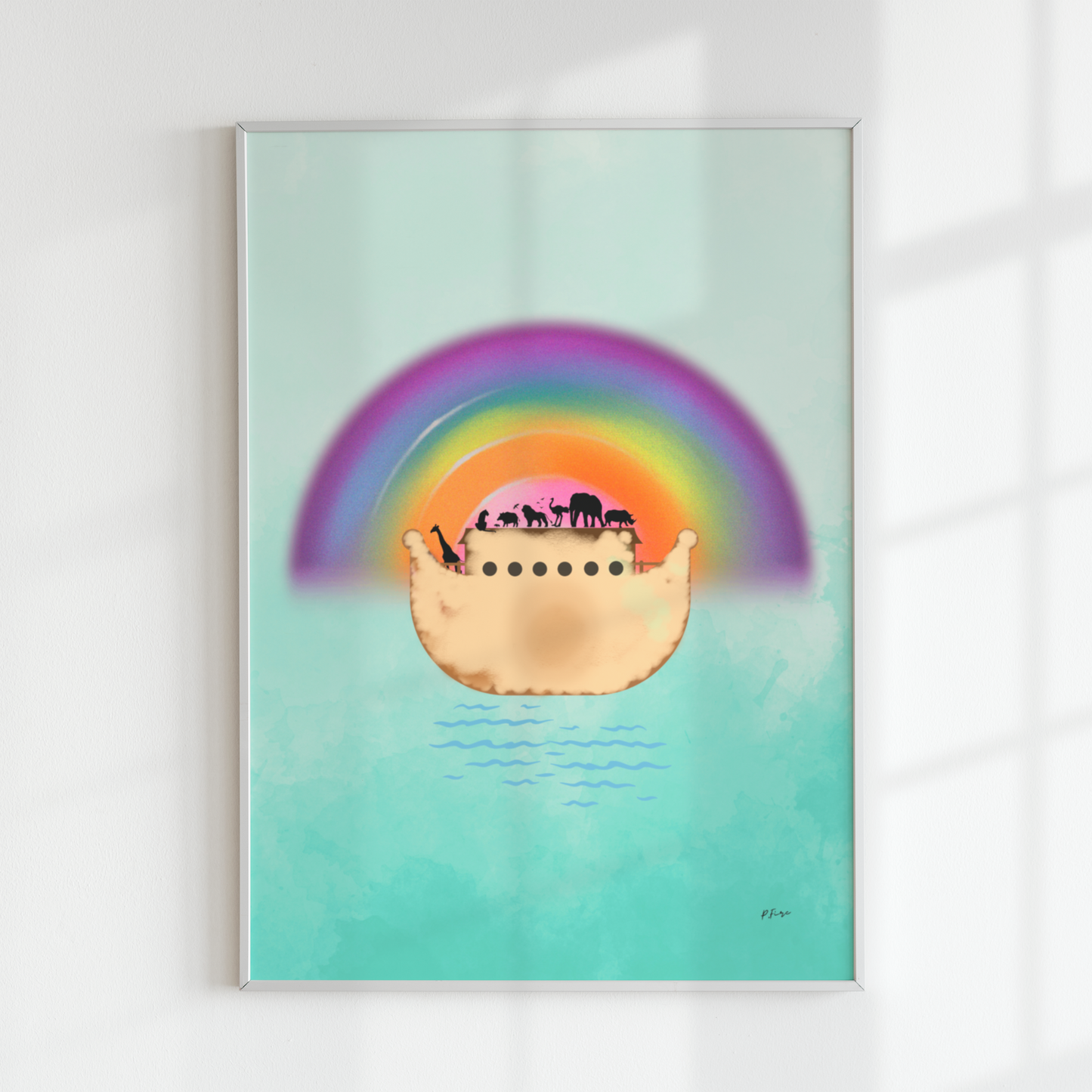 The Ark of Promise: Christian Wall Art - Modern Home Decor & Faith Prints